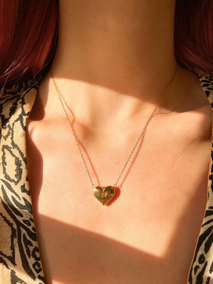 Elegant Heart Love Pendant Necklace